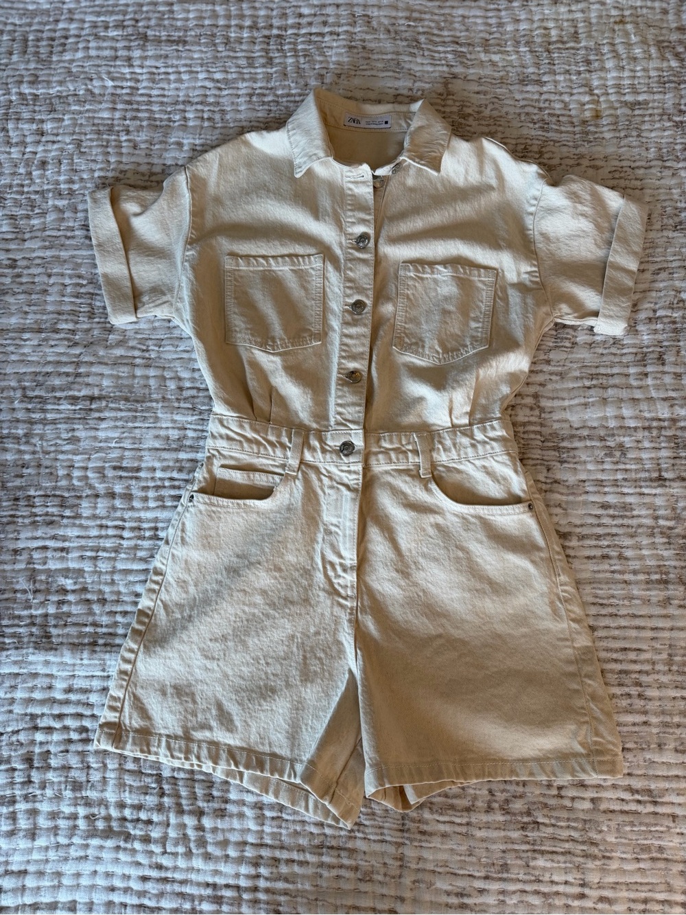 ZARA Jean Romper